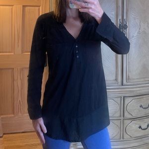 2/$10 H&M Black Tunic Top XS / S